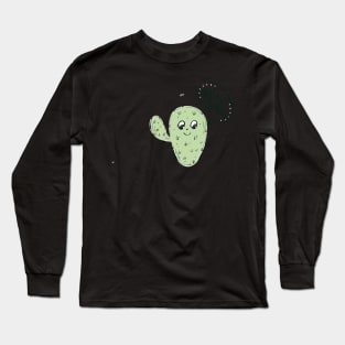 Hug Me Cactus- Funny Long Sleeve T-Shirt